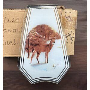 OK Lighting Monster Buck Doe Rack Deer Lamp Glass Light Panel Replacement Pane
